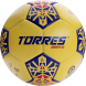 СЦ*Мяч футб. TORRES Bravo-5, F324115, р.5, ПУ, 4 сл, 32 п, гибрид.сшивка, желтый