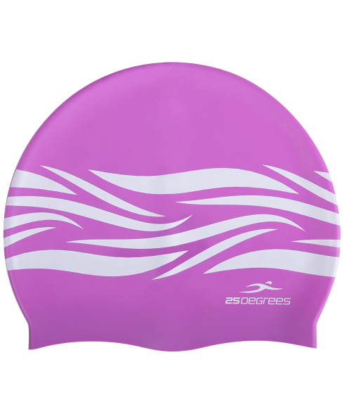 Шапочка для плавания Fame Lilac, силикон, подростковый