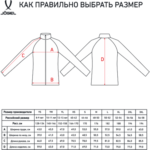 Олимпийка JÖGEL CAMP Training Jacket FZ, синий, детский