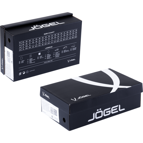 БЕЗ УПАКОВКИ Бутсы многошиповые JÖGEL Rapido TF Black/grey