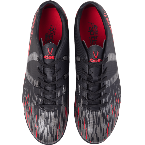 БЕЗ УПАКОВКИ Бутсы многошиповые JOGEL Rapido TF Black/grey