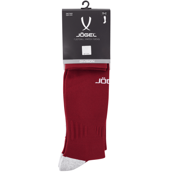 Гетры футбольные JÖGEL Match Socks, гранатовый