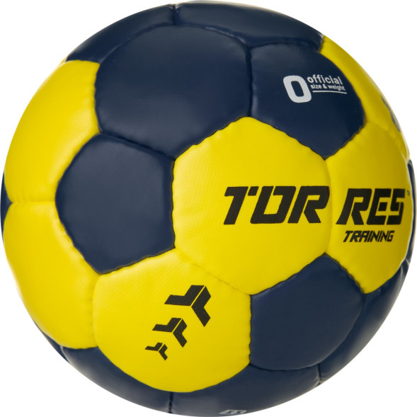 Мяч ганд  TORRES Training, H32450, р 0, ПУ, 4 подкл  слоя, руч  сшивка, мультиколор