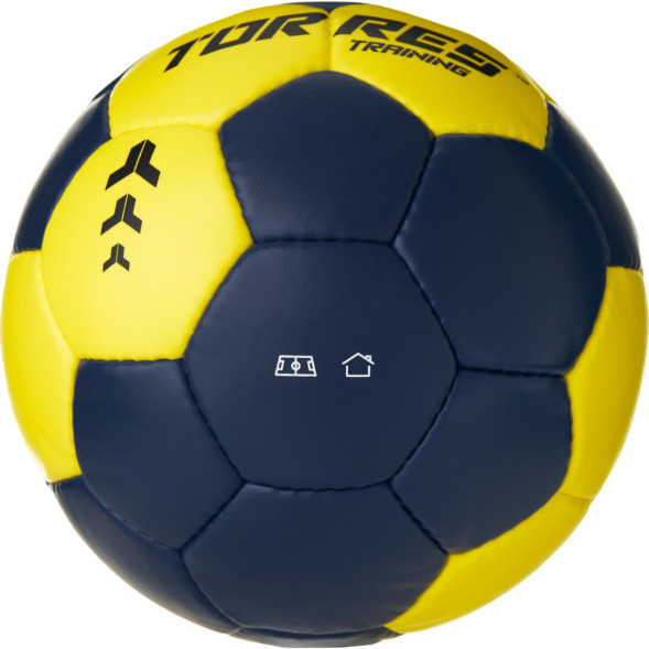 Мяч ганд  TORRES Training, H32450, р 0, ПУ, 4 подкл  слоя, руч  сшивка, мультиколор