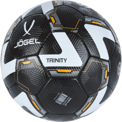 УЦЕНКА Мяч футбольный JÖGEL Trinity №5, черный/белый