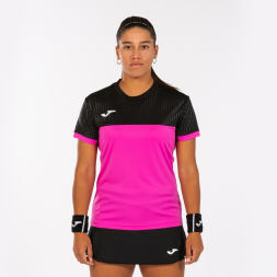 Игровая женская футболка JOMA MONTREAL ROSA FLÚOR NEGRO