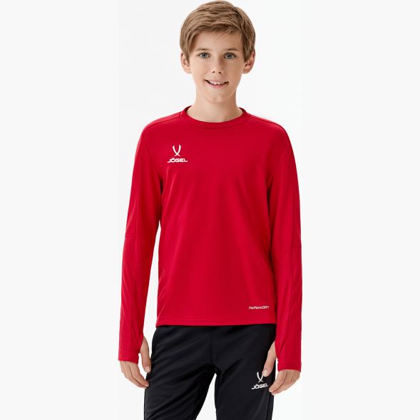 Джемпер тренировочный JÖGEL DIVISION PerFormDRY Pro Training Top, красный