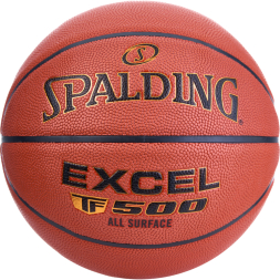 Мяч баск. SPALDING TF-500 Excel In/Out р.5, 76799z, композит, коричнево-черный