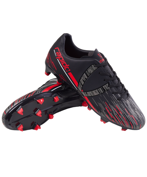 Бутсы футбольные JOGEL Rapido FG Black/grey, детский