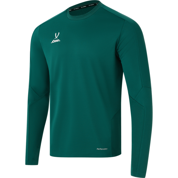 Джемпер тренировочный JÖGEL DIVISION PerFormDRY Pro Training Top, темно-зеленый, детский