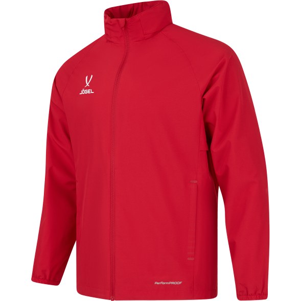 Куртка ветрозащитная JÖGEL PREMIER PerFormPROOF FZ Rain Jacket, красный