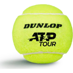 Мяч теннисный Dunlop ATP Official Tour Premium 4B, 601599, уп.4шт, одобр. ITF, нат.резина,фетр.