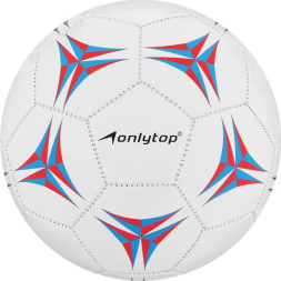Мяч футбольный ONLYTOP, PVC, машинная сшивка, 32 панели, р. 5