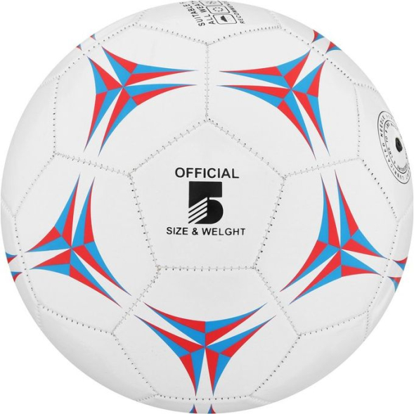 Мяч футбольный ONLYTOP, PVC, машинная сшивка, 32 панели, р. 5