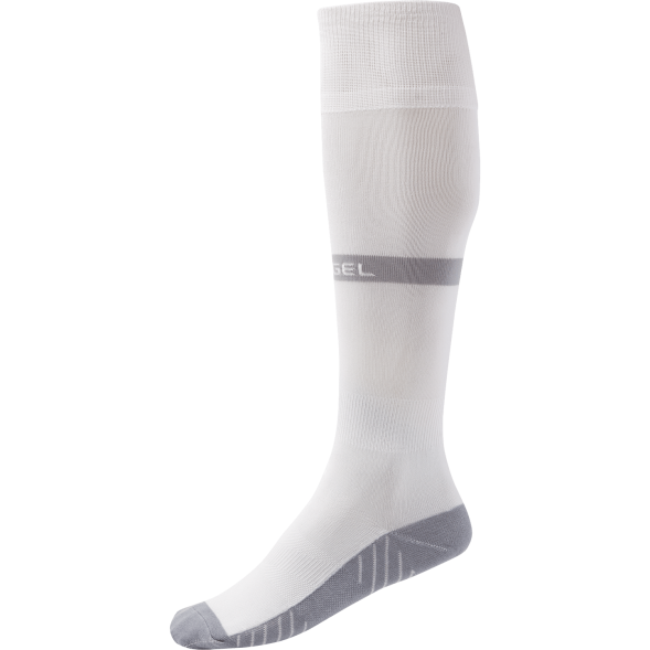 Гетры футбольные JÖGEL CAMP ADVANCED SOCKS, белый/серый