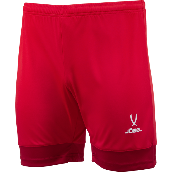 Шорты игровые JÖGEL DIVISION PerFormDRY Union Shorts, красный/темно-красный/белый