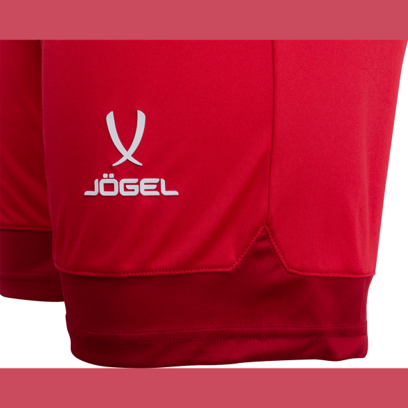 Шорты игровые JÖGEL DIVISION PerFormDRY Union Shorts, красный/темно-красный/белый
