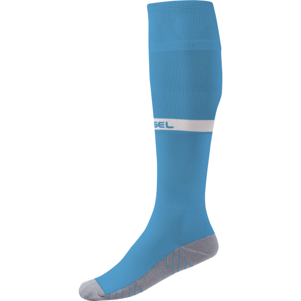 Гетры футбольные JÖGEL CAMP ADVANCED SOCKS, голубой/белый