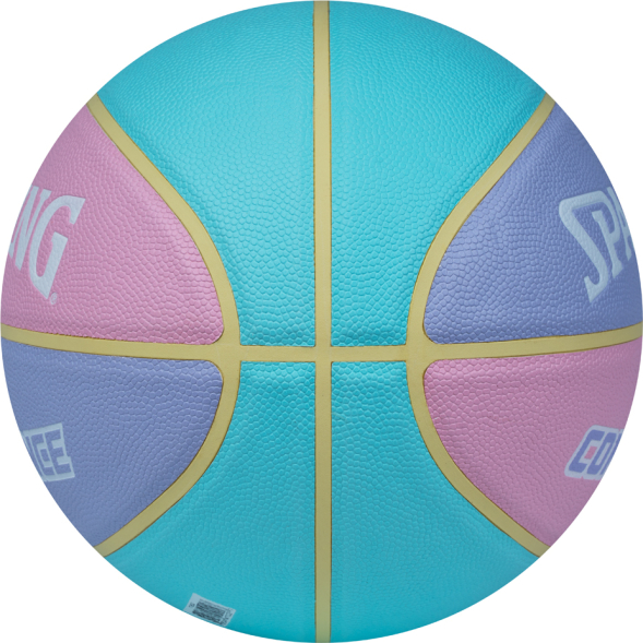Мяч баск. SPALDING All Conference р.6, 77065, композит, голубо-розовый