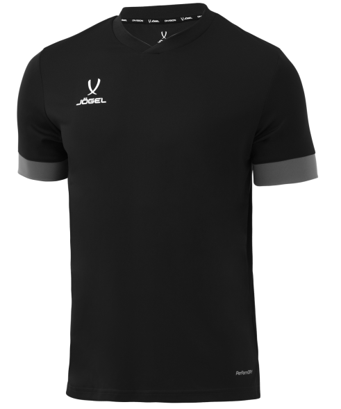 Футболка игровая JOGEL DIVISION PerFormDRY Union Jersey, черный/темно-серый/белый