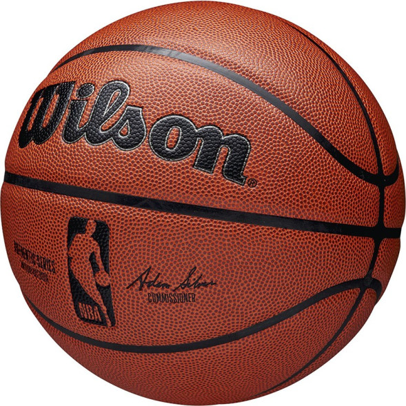 Мяч баск. WILSON NBA Authentic, WZ2016501XB7, р.7, полиуретан, коричневый