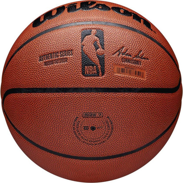 Мяч баск. WILSON NBA Authentic, WZ2016501XB7, р.7, полиуретан, коричневый