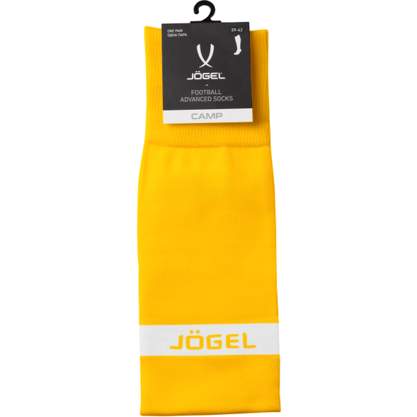 Гетры футбольные JÖGEL CAMP ADVANCED SOCKS, желтый/белый