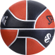 Мяч баск. SPALDING TF-500 Excel Euroleague р.7, 77101z, композит, коричнево-черный