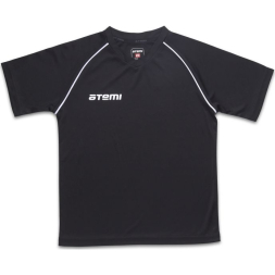 Футболка игровая детская ATEMI, цв.черный, арт. ATSS-002JSS23-BLK (128)