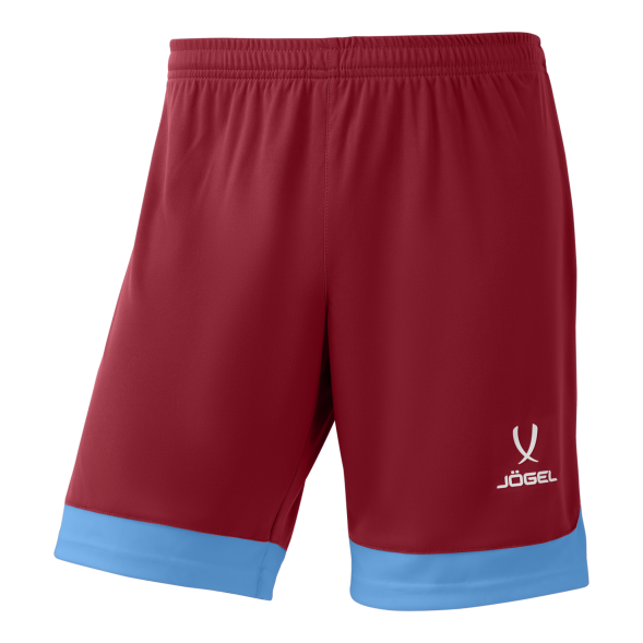 Шорты игровые JÖGEL DIVISION PerFormDRY Union Shorts, гранатовый/голубой/белый