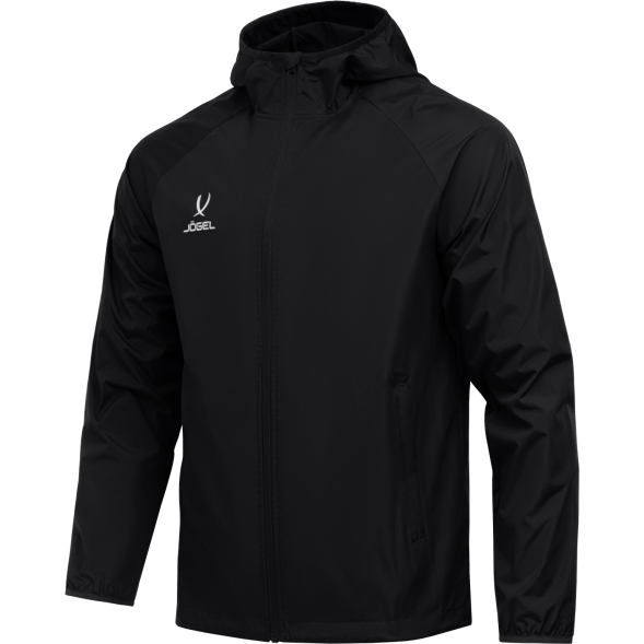 Куртка ветрозащитная JÖGEL CAMP Rain Jacket, черный, детский