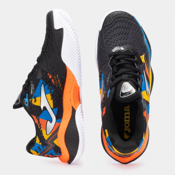 Теннисные кроссовки JOMA SMASH MEN 2531 NEGRO ROJO NARANJA