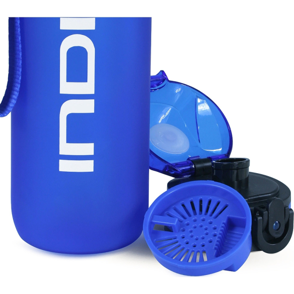 Бутылка для воды INDIGO Irtysh IN375-B, 1000 мл, тритан, бирюзовый