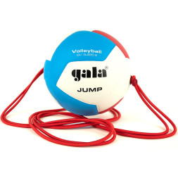 Мяч вол. на растяжках GALA Jump 12, BV5485S, р.5, синт.кожа ПУ, клееный, бут.кам, бел-гол-кр.