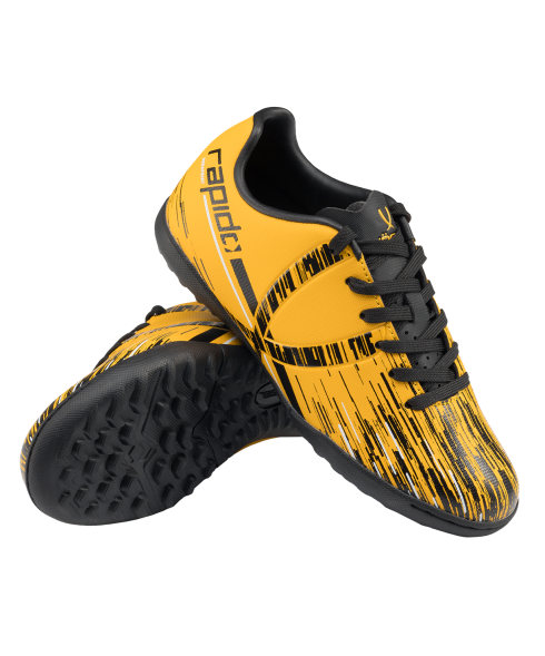 Бутсы многошиповые JOGEL Rapido TF Yellow/black, детский
