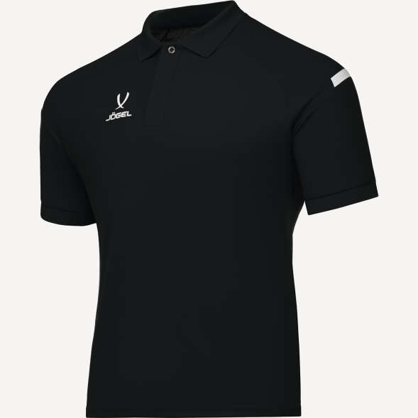 Поло JÖGEL CAMP 2 Poly Polo, черный