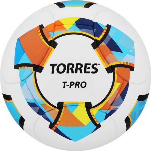 Мяч футбольный TORRES T-Pro, PU-Microf, термосшивка, 14 панелей, р. 5