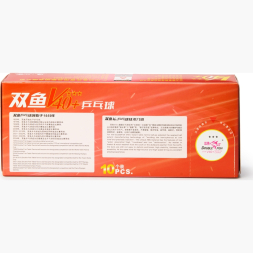 Мяч для наст  тенниса DOUBLE FISH 3***, V111F10, диам  V40+мм, ITTF Appr,плаcтик,упак 10 шт,белый