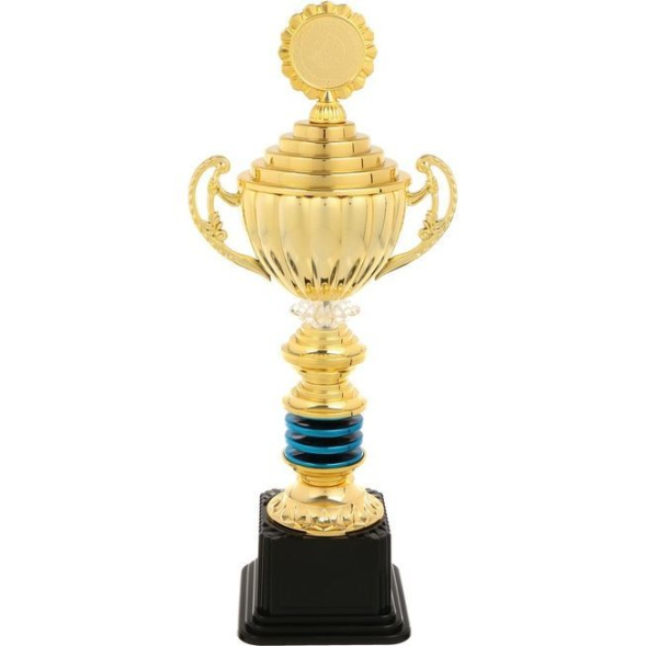 Кубок 176A, зол., подставка пластик, 36 × 12 × 7 см