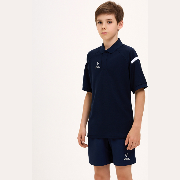 Поло JÖGEL CAMP 2 Poly Polo, темно-синий