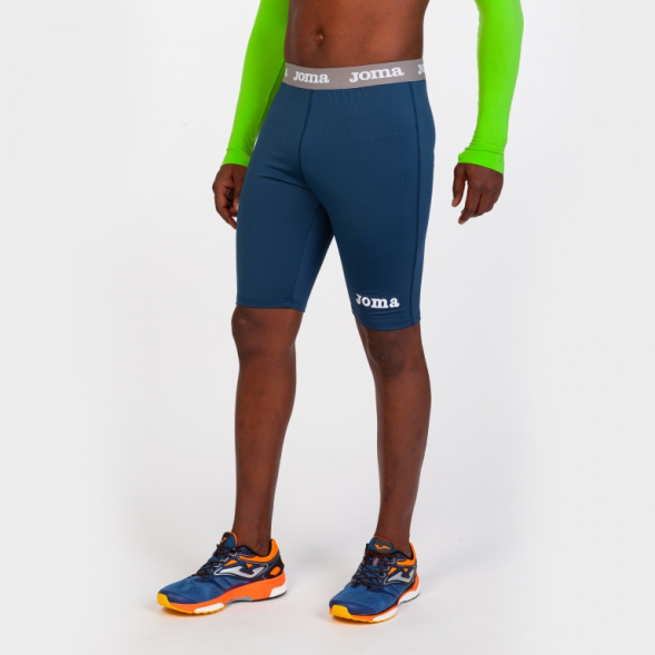 Леггинсы короткие JOMA WARM FLEECE Темно синий