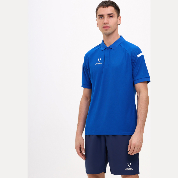 Поло JÖGEL CAMP 2 Poly Polo, синий