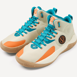 Кроссовки баскетбольные JÖGEL Launch 2.0 MID, бежевый/оранжевый