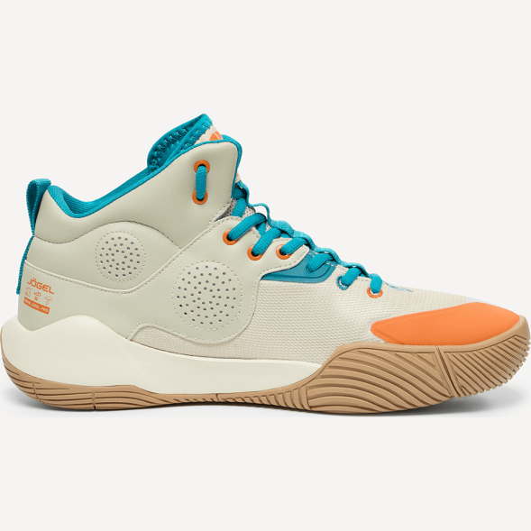 Кроссовки баскетбольные JÖGEL Launch 2.0 MID, бежевый/оранжевый