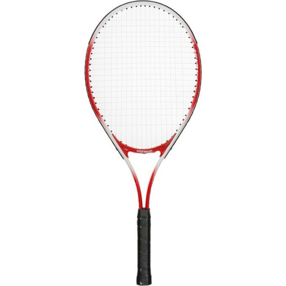 Ракетка для большого тенниса тренировочная, алюминий, в чехле, цвет красный