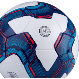 Мяч футбольный JÖGEL Elite №5, белый/синий/красный