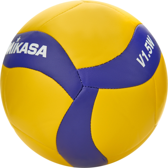 Мяч вол. сув. MIKASA V1.5W, р.1, диам. 15см синт. кожа (ПВХ), маш.сш, желто-синий
