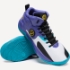 Кроссовки баскетбольные JÖGEL Launch 2.0 MID, белый/фиолетовый/голубой
