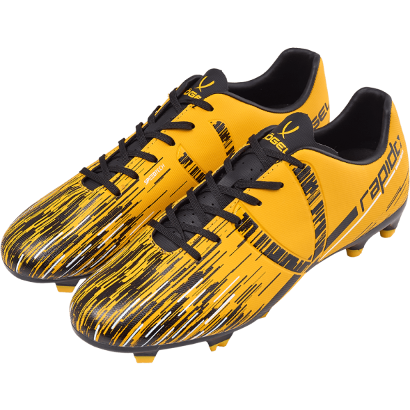 БЕЗ УПАКОВКИ Бутсы футбольные JÖGEL Rapido FG Yellow/black