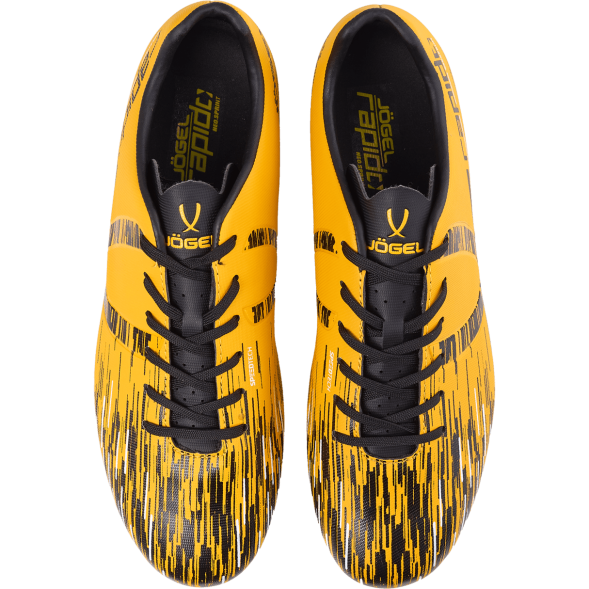 БЕЗ УПАКОВКИ Бутсы футбольные JÖGEL Rapido FG Yellow/black